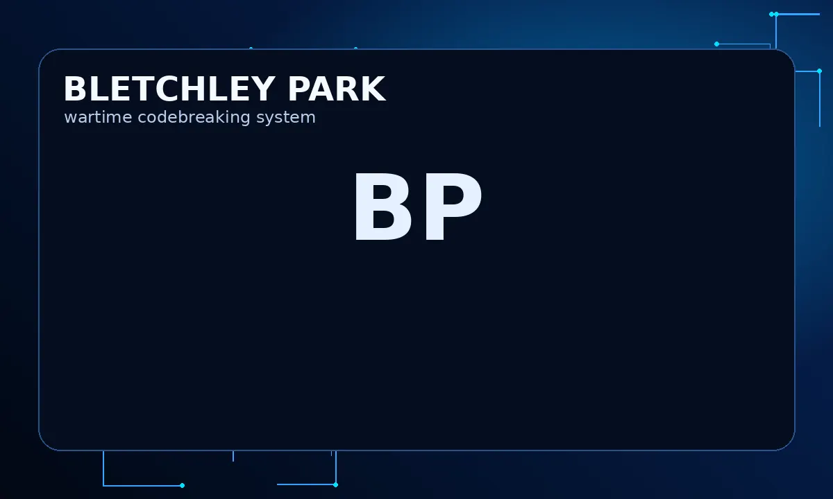 Bletchley Park concept