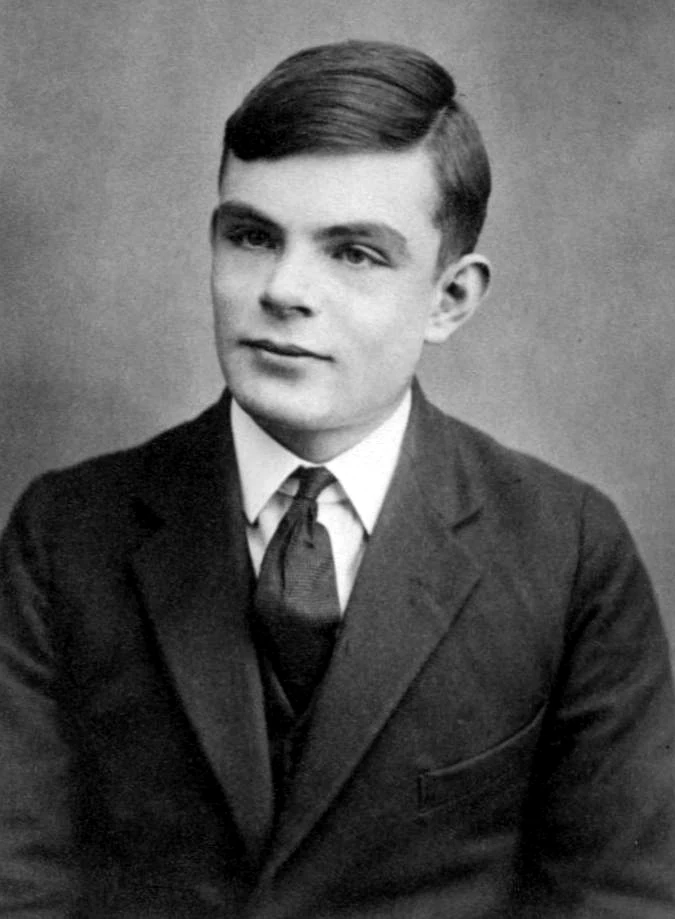 Alan Turing in youth